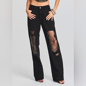 Retrofete Retrofête MARLOWE JEAN 23 Raven Black